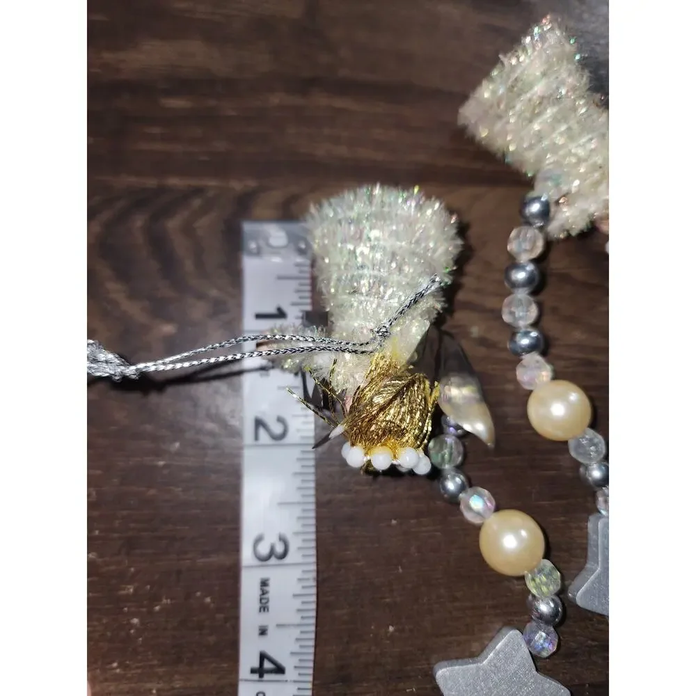 Avon Christmas Angel and star garland vintage 6 ft